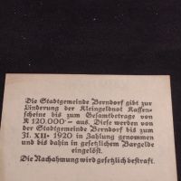 Банкнота НОТГЕЛД 30 хелер 1920г. Австрия перфектно състояние за КОЛЕКЦИОНЕРИ 45035, снимка 5 - Нумизматика и бонистика - 45579961