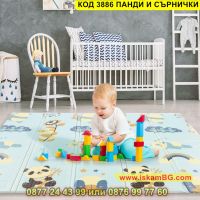 Двулицево детско килимче за игра - сърнички и панди от мека XPE пяна - КОД 3886 ПАНДИ И СЪРНИЧКИ, снимка 11 - Други - 45453003