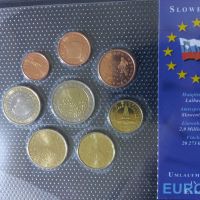 Словения 2007-2009 - Евро сет - комплектна серия, снимка 1 - Нумизматика и бонистика - 45526613