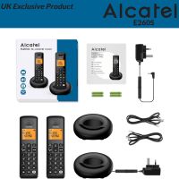 Alcatel E260S Voice Duo - Безжичен телефон с телефонен секретар и 2 слушалки - Стационарен, снимка 6 - Други стоки за дома - 45118873