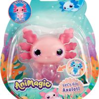Animagic: Lets Glo Axolotl - Pink Интерактивен електронен домашен любимец за деца 4+ години, снимка 1 - Други - 45287416