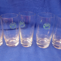Ретро стъклени чаши с лого Балкантурист BALKAN TURIST, снимка 1 - Колекции - 44969912