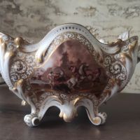 Красива ,голяма купа с двустранна шарка Helena Wolfsohn, снимка 1 - Антикварни и старинни предмети - 45477316