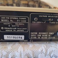 HITACHI  FT 3400 STEREO TUNER MADE IN JAPAN , снимка 6 - Ресийвъри, усилватели, смесителни пултове - 45872382