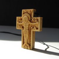 Кръст, миниатюра от чемшир, снимка 2 - Други ценни предмети - 45196541