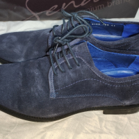 Елегантни мъжки обувки от естествен велур Senator №41, снимка 4 - Официални обувки - 44990454