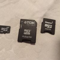 Микро SD карта 1 GB с адаптер и кутийка за съхранение - 15 лв., снимка 1 - Карти памет - 38277231