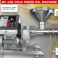 Професионална Машина за студено пресоване на масло NF 100 -НОВА- Произход Турция, снимка 3 - Друго търговско оборудване - 45647375
