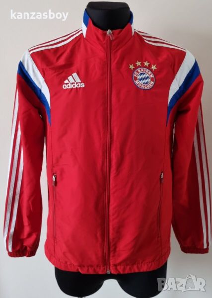 ADIDAS BAYERN MÜNICH 2014 2015 HOME FOOTBALL JACKET - футболно горнище 2ХЛ КАТО НОВО, снимка 1