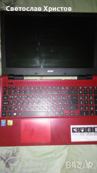 Продавам неработещ лаптоп Acer E5-571G за части, снимка 1
