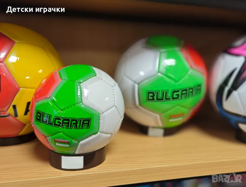 Футболна топка България N3, кожена топка Bulgaria , снимка 1