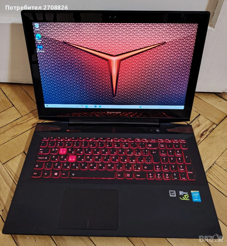 БАРТЕР /ПРОДАЖБА ! Геймърски Lenovo Y50, Windows 11 Pro, 2 видео карти, снимка 1