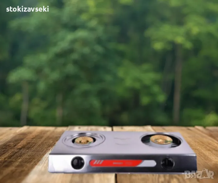 Двоен газов котлон, Benzer , със защита, снимка 1