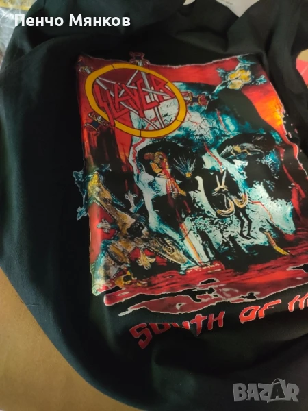 Памучна тениска на SLAYER, снимка 1
