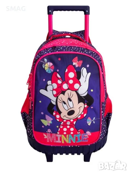 Ученическа раница - Elementary Minnie Glitter Trolley S_00100, снимка 1