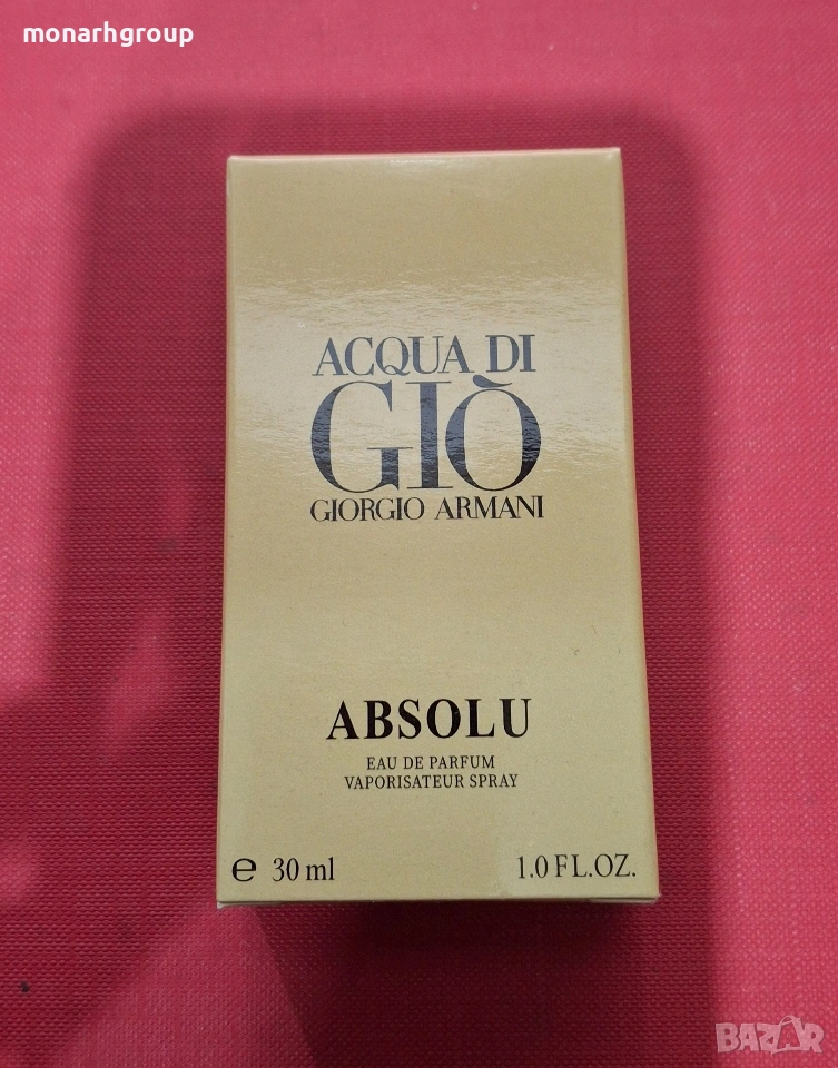 Парфюм Armani Acqua di Giò ABSOLU 30ml, снимка 1