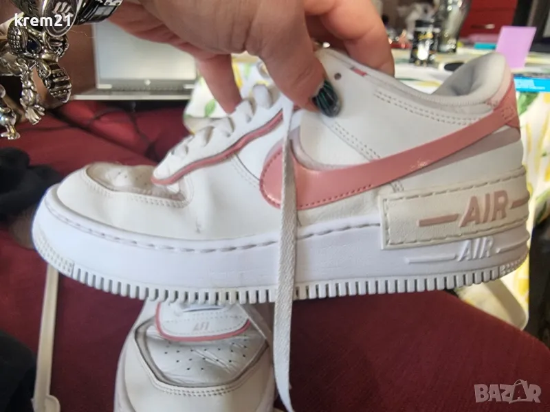 Nike Air Force Shadow White Phantom pink 40номер, снимка 1