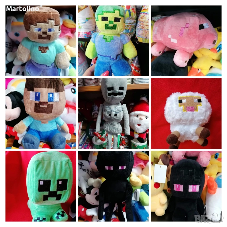 Нови плюшени играчки Майнкрафт, снимка 1