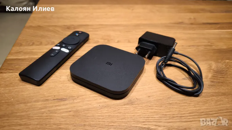 Андроид Медиа плеър Xiaomi MI TV Box S 4K + подарък, снимка 1