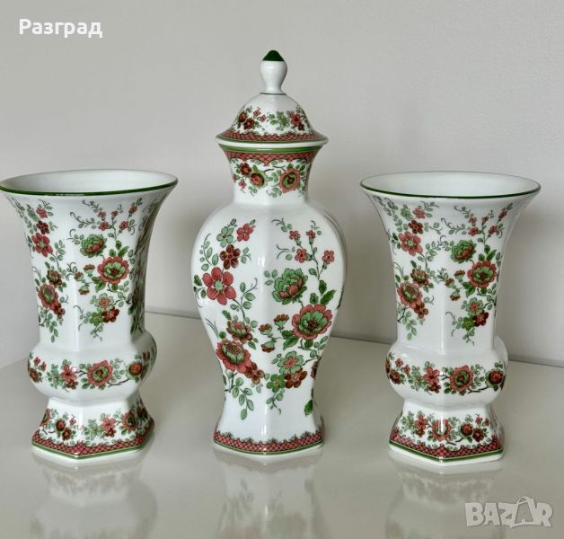 Трио порцеланови вази, снимка 1