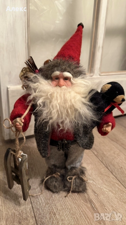 Винтидж Дядо Коледа с мигли:) Норвегия., снимка 1