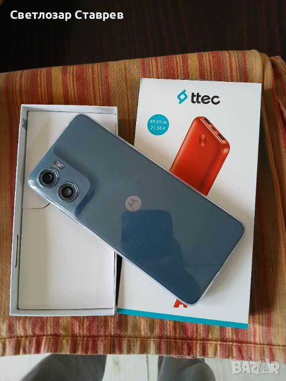 Телефон и батерия Моторола  G 06, снимка 1