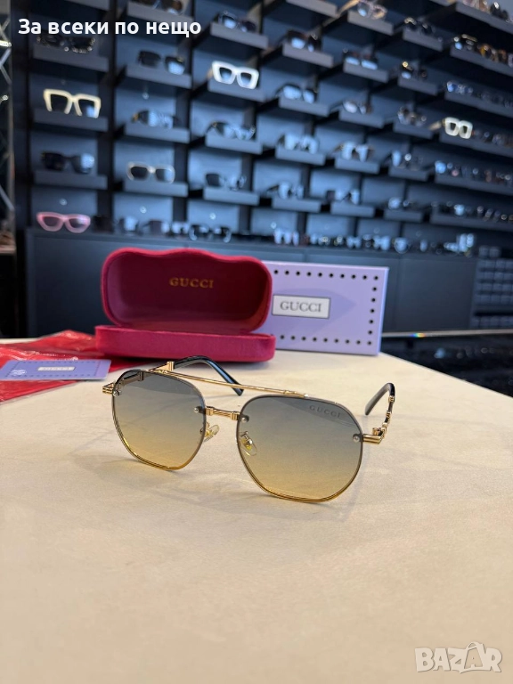 Gucci Слънчеви Очила С UV400 Защита - Налични Различни Цветове Код SK296, снимка 1
