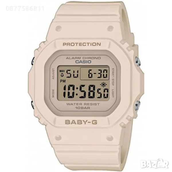 ДАМСКИ ЧАСОВНИК CASIO BABY-G BGD-565U-4ER КАСИО BABY G BGD565U-4ER БЕЙБИ Г, снимка 1