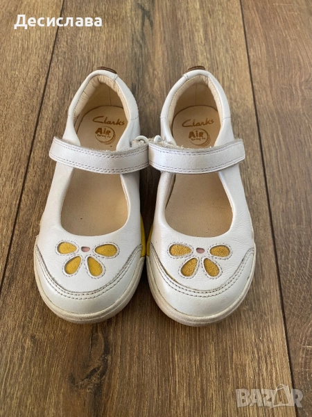 Кожени пантофи Clarks 25,5-26 номер, снимка 1