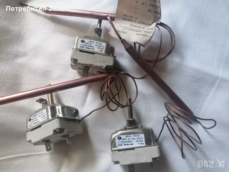 Продавам терморегулатори за печка от соца, снимка 1
