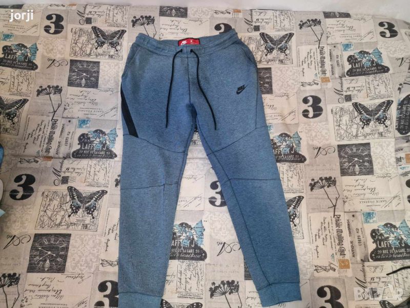 Оригинално долнище Nike Tech Fleece Blue, снимка 1