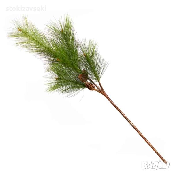 Изкуствена елхова клонка, 106см, снимка 1