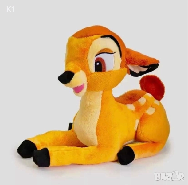 Плюшена играчка Бамби - сърничката от Disney, мека и пухкава плюшена играчка 30см, снимка 1