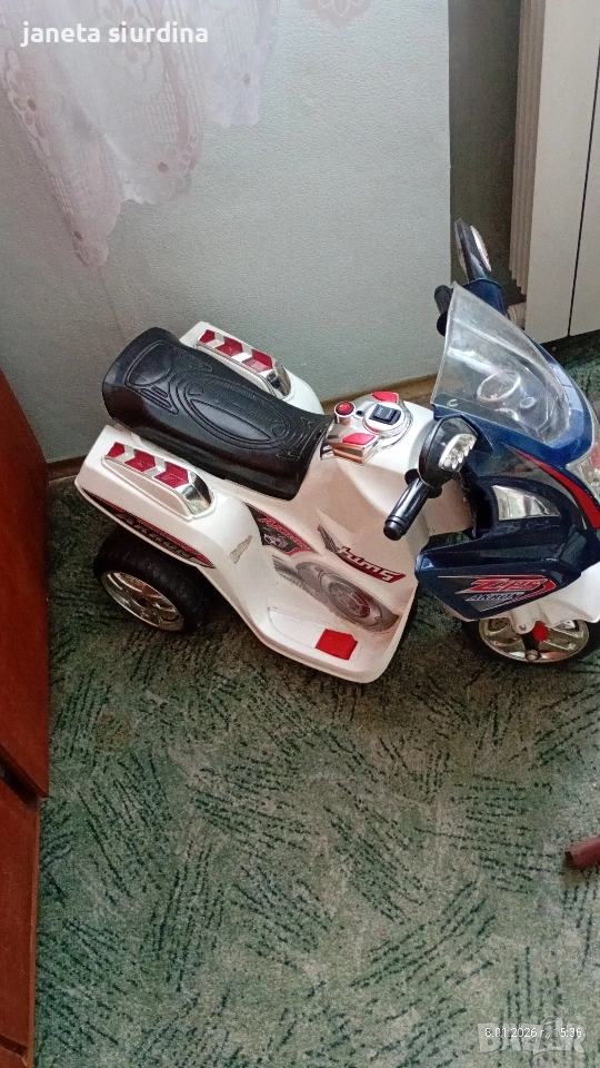детско моторче и колело, снимка 1