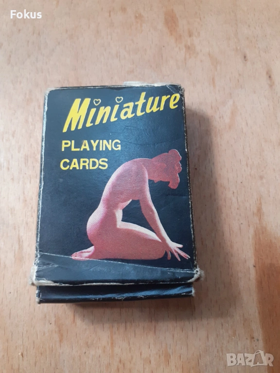 Стари мини колекционерски еротични карти за игра, снимка 1