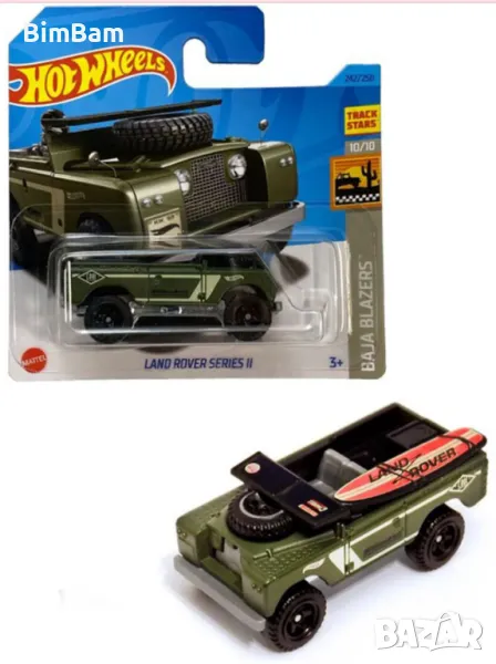 Оригинална колекционерска количка Hot Wheels Land Rover Series II, снимка 1