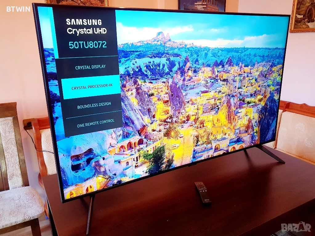 Телевизор - Samsung 50 ИНЧА - Smart - 4K - Ultra - HD !, снимка 1