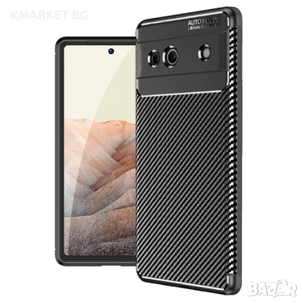 Google Pixel 7a Carbon Fiber Калъф и Протектор, снимка 1