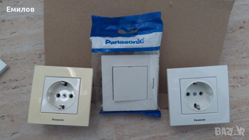 Ел.  контакти, ключ, розетки Panasonic, неупотребявани, снимка 1