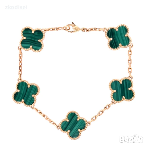 Златна дамска гривна Van Cleef & Arpels 10,60гр. 18,0см. 14кр. проба:585 модел:32145-4, снимка 1