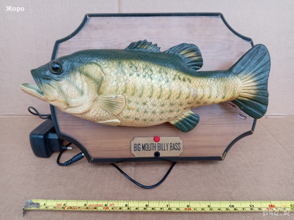 ретро пееща и танцуваща риба BIG MOUTH BILLY BASS, снимка 1