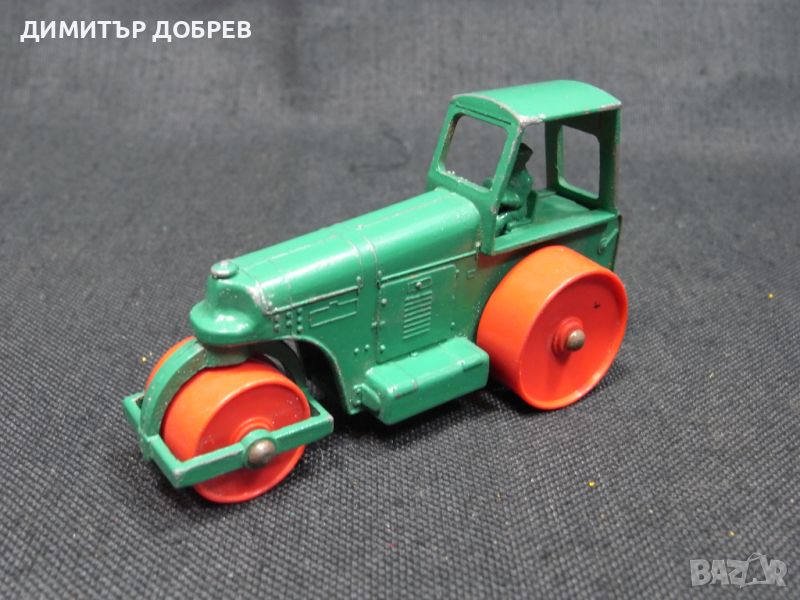 СТАРА РЕТРО МЕТАЛНА КОЛИЧКА LESNEY MATCHBOX ENGLAND AVELING-BARFORD ROAD ROLLER, снимка 1