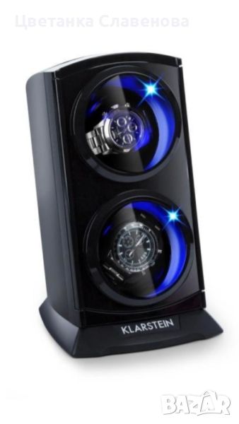 Продавам Klarstein St. Gallen Premium, подвижна стойка за часовник, 2 часовник, 4 режима, черен, снимка 1