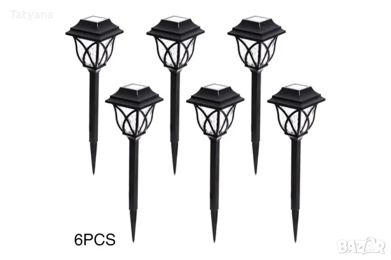 Соларни лампи 6бр, снимка 1