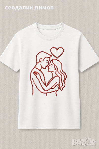 Тениска с бродерия, снимка 1