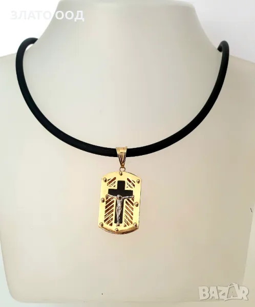 Златни колиета със силикон, снимка 1