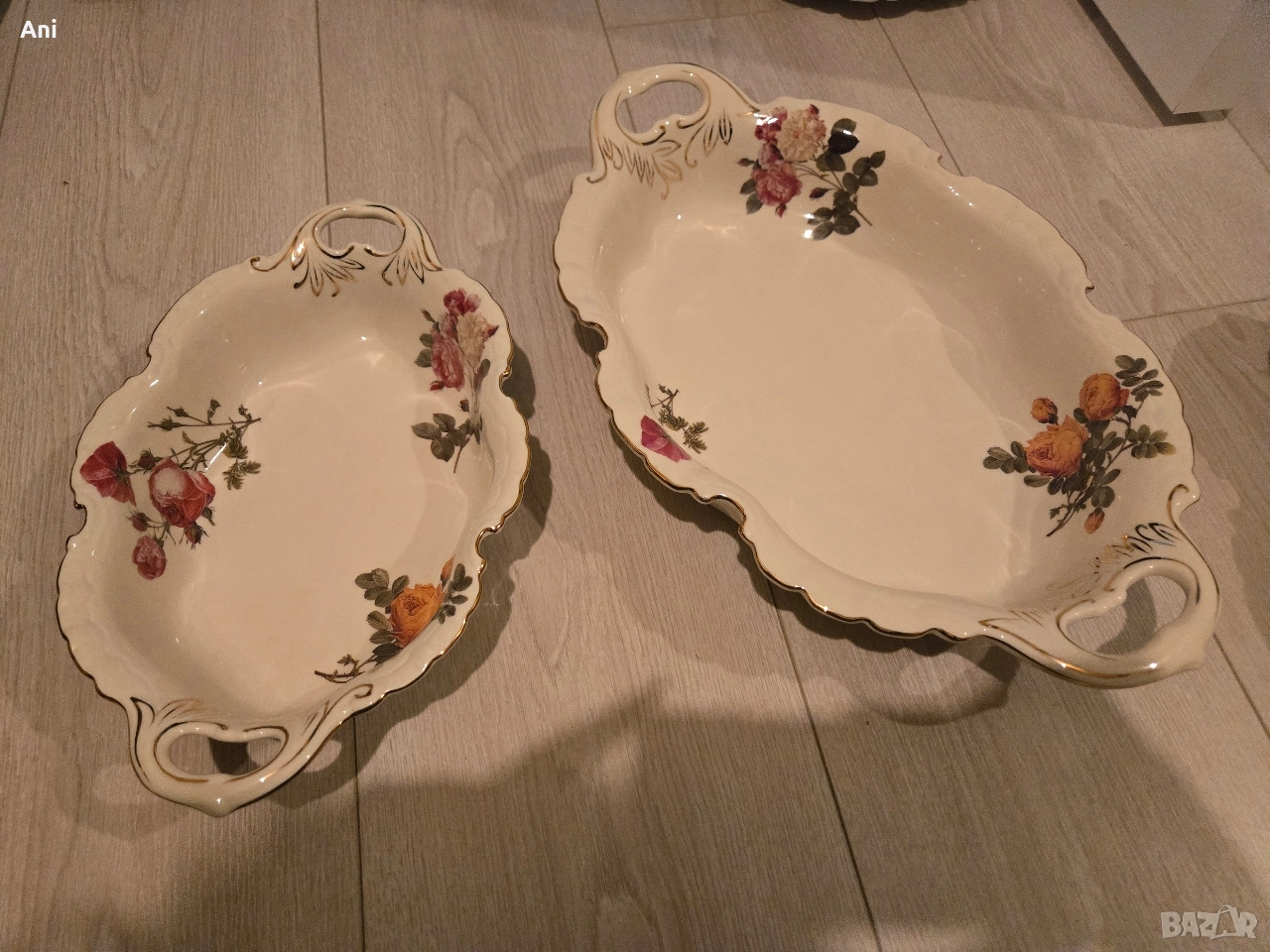 Уникални подноси/съдове за сервиране на храна /овални/, снимка 1