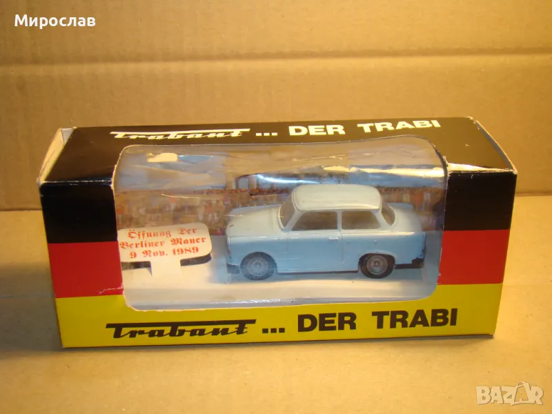 1:43 VITESSE TRABANT ТРАБАНТ КОЛИЧКА ИГРАЧКА МОДЕЛ, снимка 1