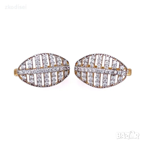 Златни обеци 2,64гр. 14кр. проба:585 модел:1135-5, снимка 1