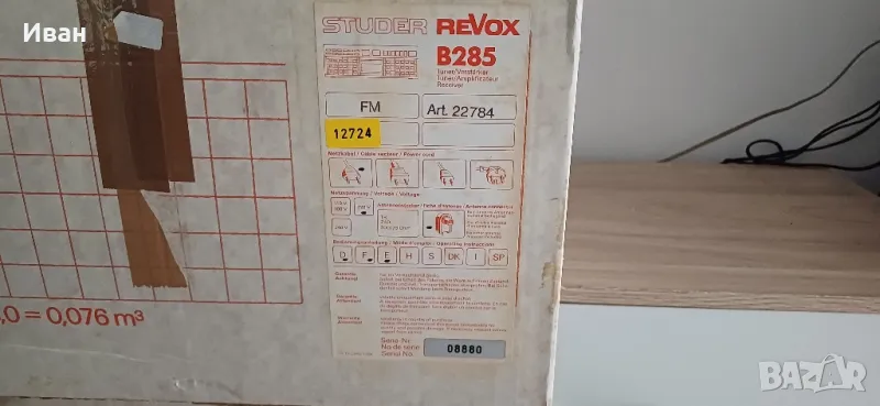 Ресиивър REVOX B285, снимка 1